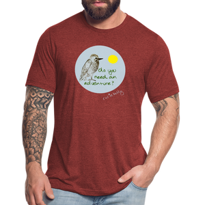 Make It Count - Do You Need An Adventure? Unisex Tri-Blend T-Shirt - heather cranberry