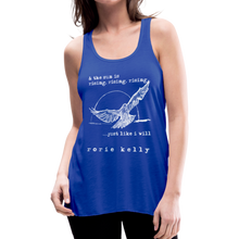 Load image into Gallery viewer, Rising, Rising, Rising Women's Lyric Tank (Click to see all colors!) - royal blue