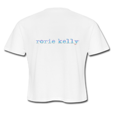 Load image into Gallery viewer, Rainbow Rising Arrow Cropped Tee - white
