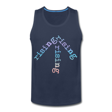 Load image into Gallery viewer, Rainbow Rising Arrow Men's Tank (Click to see all colors!) - navy