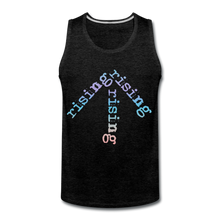 Load image into Gallery viewer, Rainbow Rising Arrow Men's Tank (Click to see all colors!) - charcoal gray