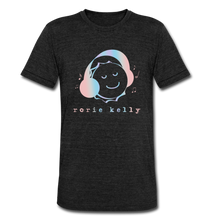 Load image into Gallery viewer, Pastel Rainbow Bottlecap Tee - heather black
