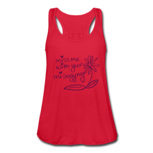 Load image into Gallery viewer, Miss Me With Your Misogyny Flowy Women's Tank Top (click to see all colors) - red