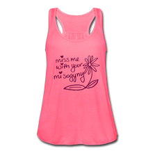 Load image into Gallery viewer, Miss Me With Your Misogyny Flowy Women's Tank Top (click to see all colors) - neon pink
