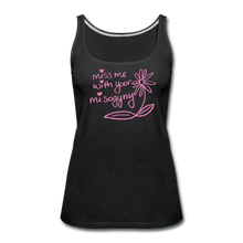Load image into Gallery viewer, Miss Me With Your Misogyny Women's Fitted Tank (click to see all colors!) - black