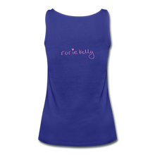Load image into Gallery viewer, Miss Me With Your Misogyny Women's Fitted Tank (click to see all colors!) - royal blue