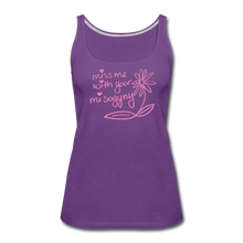 Load image into Gallery viewer, Miss Me With Your Misogyny Women's Fitted Tank (click to see all colors!) - purple