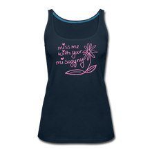 Load image into Gallery viewer, Miss Me With Your Misogyny Women's Fitted Tank (click to see all colors!) - deep navy