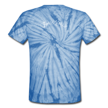 Load image into Gallery viewer, "You Can't Keep This Fucker Down" Unisex Tie-Dye T-Shirt - spider baby blue