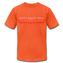 Load image into Gallery viewer, Magick Comin' Unisex Jersey T-Shirt - orange