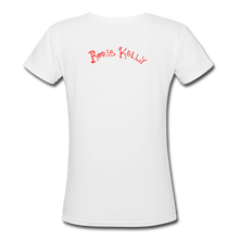 Load image into Gallery viewer, Magick Comin' Women's V-Neck Tee - white