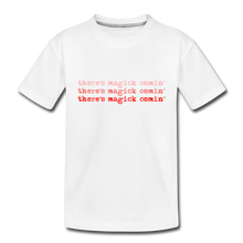 Load image into Gallery viewer, Magick Comin' Kids' T-Shirt - white