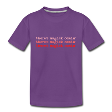Load image into Gallery viewer, Magick Comin' Kids' T-Shirt - purple