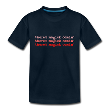 Load image into Gallery viewer, Magick Comin' Kids' T-Shirt - deep navy