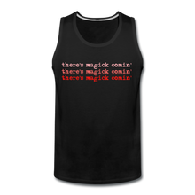 Load image into Gallery viewer, Magick Comin' Men's Tank (click to see all colors!) - black