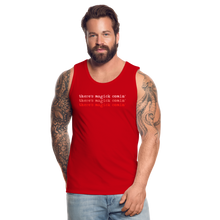 Load image into Gallery viewer, Magick Comin' Men's Tank (click to see all colors!) - red