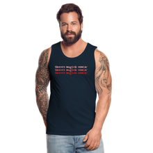 Load image into Gallery viewer, Magick Comin' Men's Tank (click to see all colors!) - deep navy