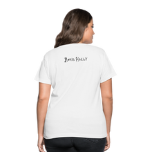 Load image into Gallery viewer, Full Moon Charm Bracelet Women's V-Neck T-Shirt (click to see all colors!) - white
