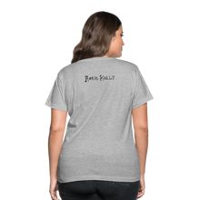Load image into Gallery viewer, Full Moon Charm Bracelet Women's V-Neck T-Shirt (click to see all colors!) - gray