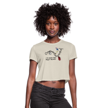 Load image into Gallery viewer, Full Moon Charm Bracelet Cropped Tee (click to see all colors!) - dust