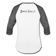Load image into Gallery viewer, Full Moon Charm Bracelet Unisex Baseball Tee - white/charcoal