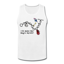 Load image into Gallery viewer, Full Moon Charm Bracelet Men’s Tank (click to see all colors) - white