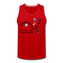 Load image into Gallery viewer, Full Moon Charm Bracelet Men’s Tank (click to see all colors) - red