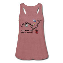 Load image into Gallery viewer, Full Moon Charm Bracelet Women's Flowy Tank Top - mauve