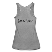 Load image into Gallery viewer, Full Moon Charm Bracelet Women’s Tri-Blend Racerback Tank - heather gray