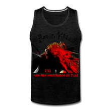Load image into Gallery viewer, Resistance As Fuel Men’s Tank Top - charcoal gray