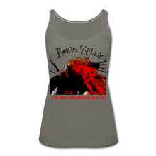 Load image into Gallery viewer, Resistance As Fuel Women’s Tank Top - asphalt gray