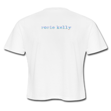 Load image into Gallery viewer, Up From Here Wings Cropped T-Shirt - white