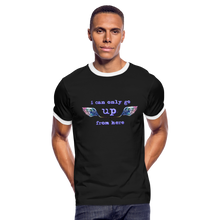 Load image into Gallery viewer, Up From Here Ringer T-Shirt - black/white