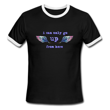 Load image into Gallery viewer, Up From Here Ringer T-Shirt - black/white