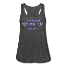 Load image into Gallery viewer, Up From Here Women's Flowy Tank Top (click to see all colors!) - deep heather