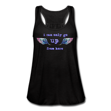 Load image into Gallery viewer, Up From Here Women's Flowy Tank Top (click to see all colors!) - black