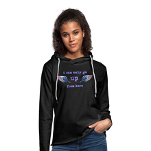 Load image into Gallery viewer, Up From Here Unisex Lightweight Terry Hoodie - charcoal gray