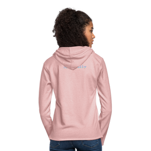 Up From Here Unisex Lightweight Terry Hoodie - cream heather pink