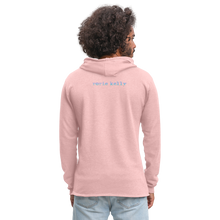 Load image into Gallery viewer, Up From Here Unisex Lightweight Terry Hoodie - cream heather pink