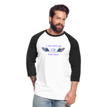 Load image into Gallery viewer, Up From Here Baseball Tee - white/black