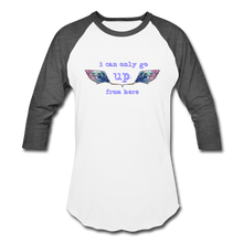 Load image into Gallery viewer, Up From Here Baseball Tee - white/charcoal