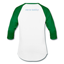 Load image into Gallery viewer, Up From Here Baseball Tee - white/kelly green