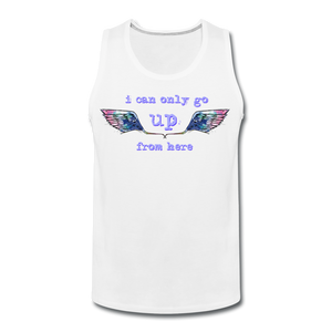 Up From Here Men’s Tank Top - white