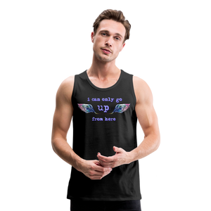 Up From Here Men’s Tank Top - black