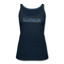 Load image into Gallery viewer, Pastel Rainbow Women’s Premium Tank Top - deep navy