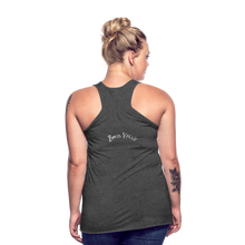 Load image into Gallery viewer, Resistance as Fuel Text Flowy Tank Top - deep heather