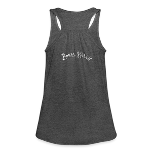 Resistance as Fuel Text Flowy Tank Top - deep heather