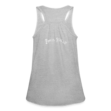 Load image into Gallery viewer, Resistance as Fuel Text Flowy Tank Top - heather gray