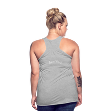 Load image into Gallery viewer, Resistance as Fuel Text Flowy Tank Top - heather gray