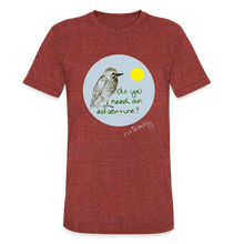 Load image into Gallery viewer, Make It Count - Do You Need An Adventure? Unisex Tri-Blend T-Shirt - heather cranberry